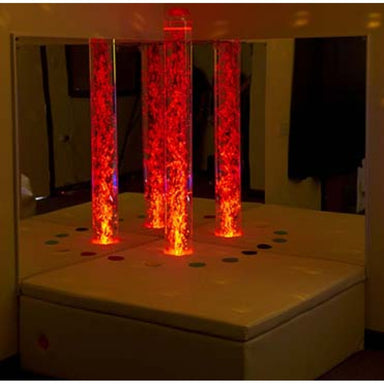 Experia interactive bubble tube corner view