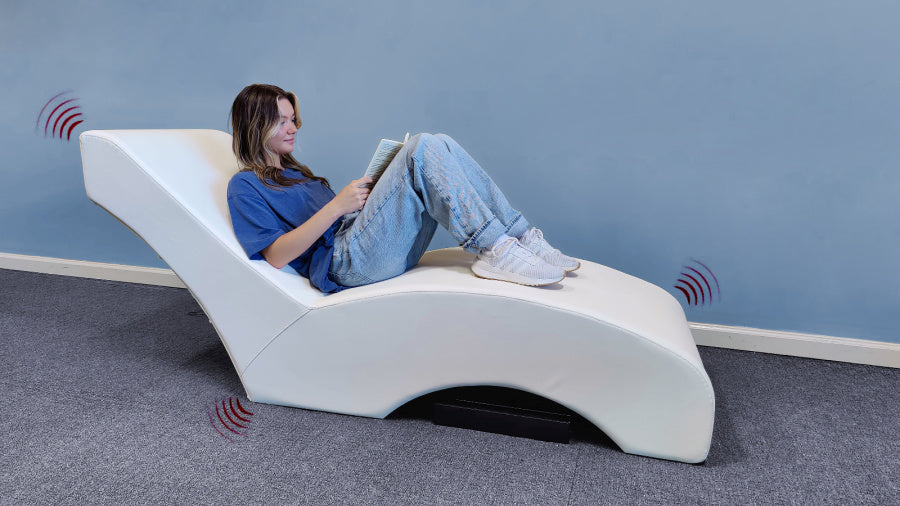 Experia vibro lounger side view