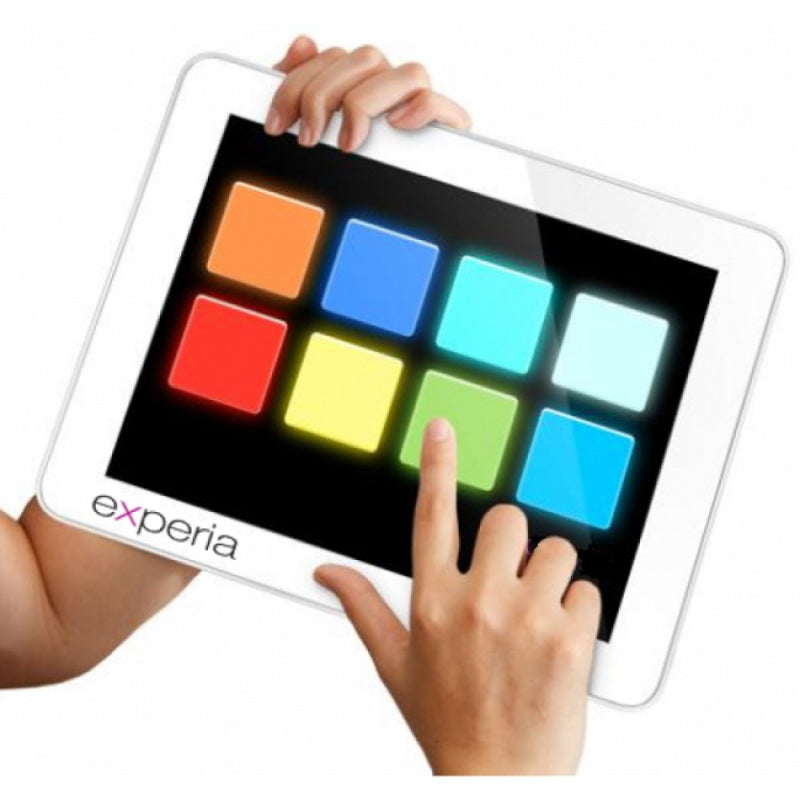 Experia IRiS+ LED Bubble Wall tablet top view.