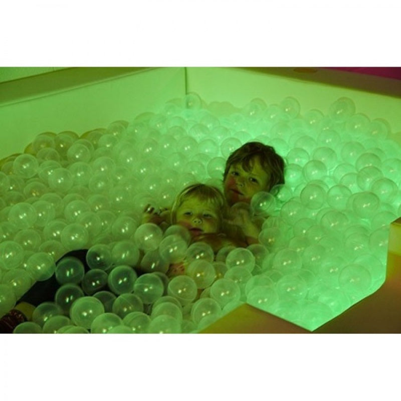 Experia ball pool balls green top view