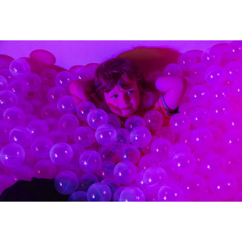 Experia ball pool balls pink top view