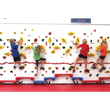 Everlast adaptive climbing wall front view.