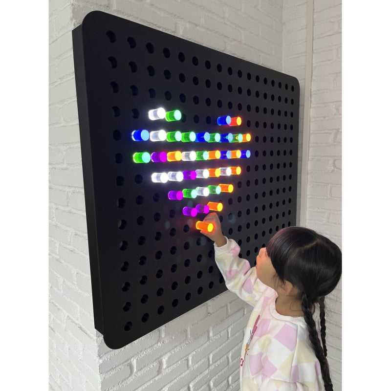 Experia PixelPop front view with participant.