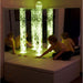 Experia interactive bubble tube corner view