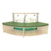 Nature view curve in sofa front view.