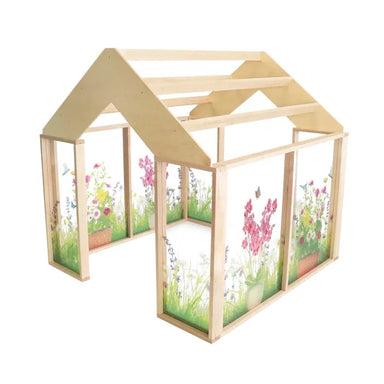 Nature View play greenhouse front view.