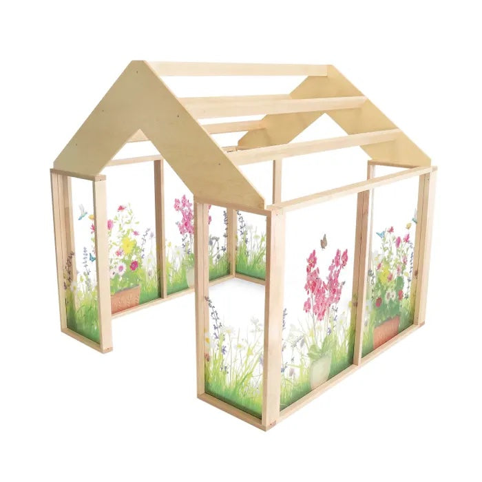 Nature View play greenhouse front view.