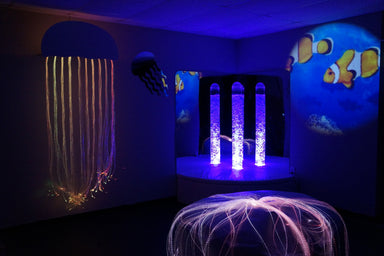 Experia underwater adventure room purple side view
