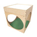 Whitney Brothers LED creative cube with mat side view.